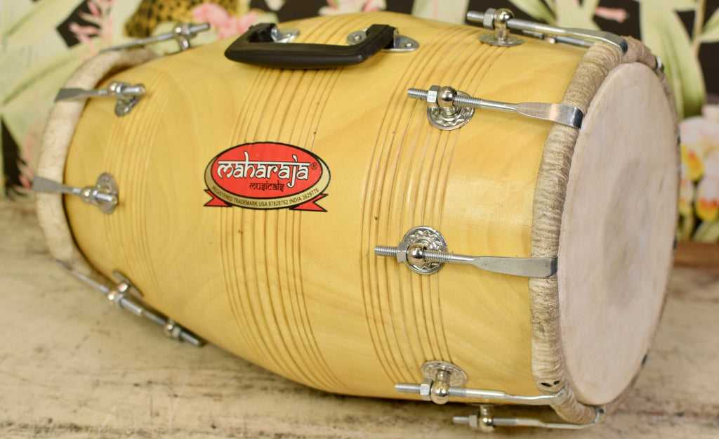 Maharaja Musicals Dholak, Mango Wood, Bolt-Tuned