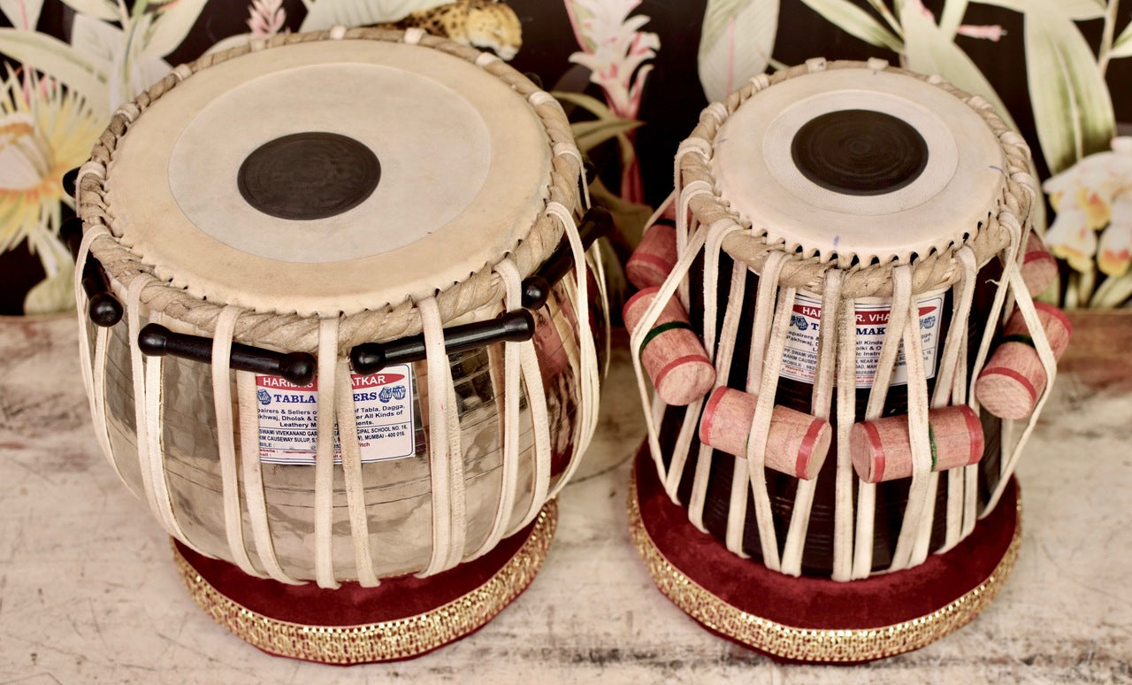 Haridas Vhatkar Tabla Set, 3.5 kg, Copper Bayan, Sheesham