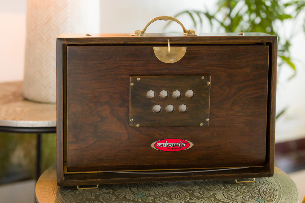 Maharaja Musicals Shruti Box, Teak Wood, Espresso