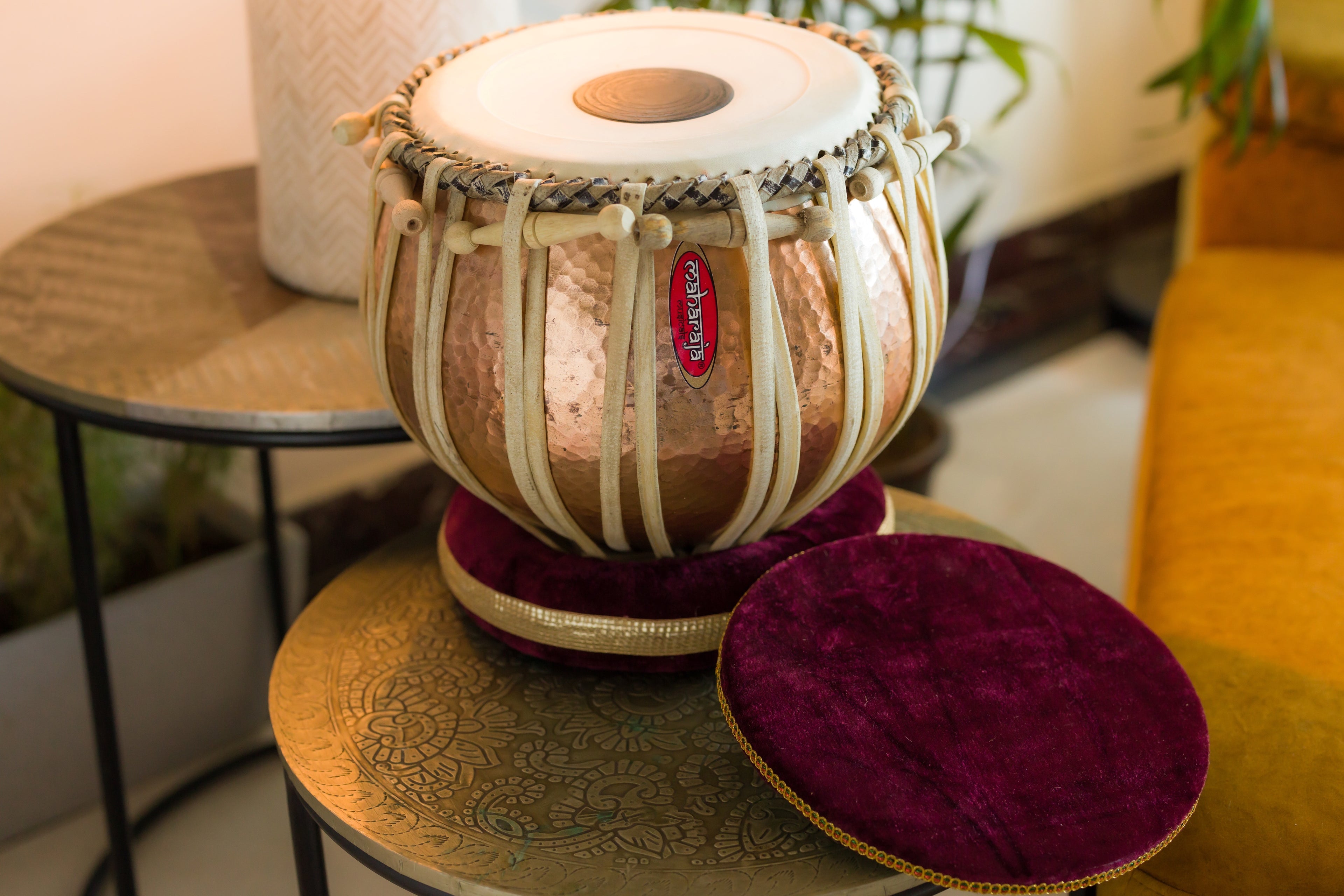 Maharaja Musicals Concert Tabla Set, 5.5 kg (No. 200)