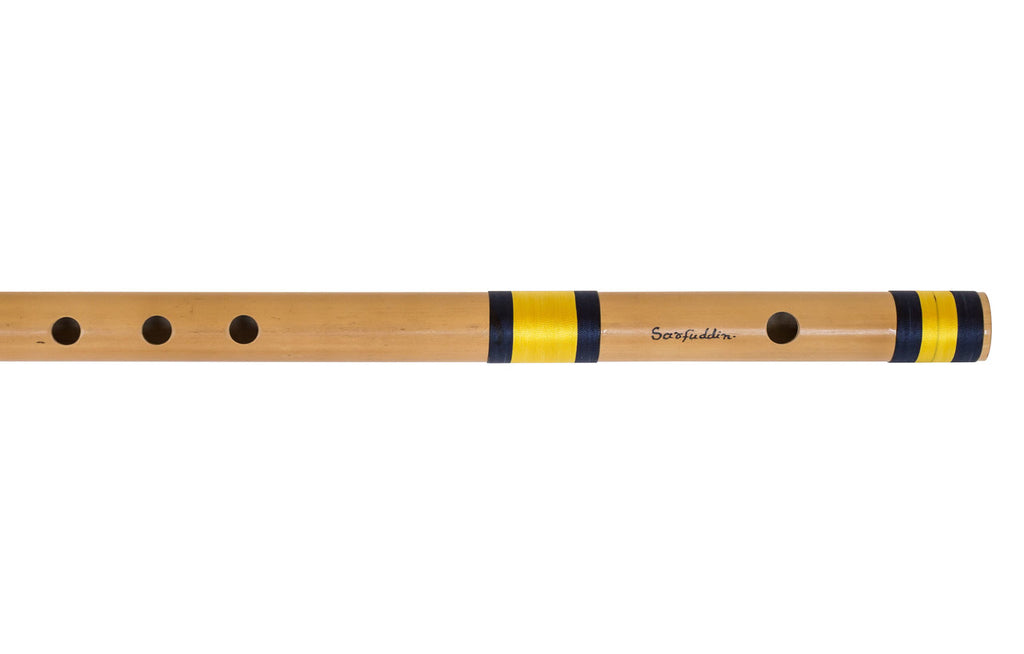 Sarfuddin Concert Bansuri Flute, Scale G Bass, 25.5", Bamboo