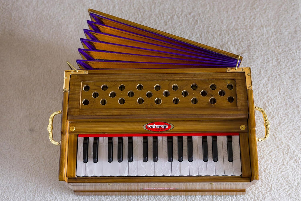 Maharaja Musicals, Small, 2 .5 Octaves Saptak, Multi-Fold Bellow, 18x1