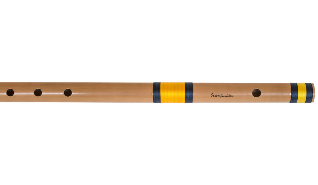 Sarfuddin Concert Bansuri Flute, Scale D# Bass, 30.5", Bamboo