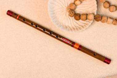 MAHARAJA Concert, Scale C Natural Medium 19 Inches, Indian Bamboo Flute (PDI-3358)