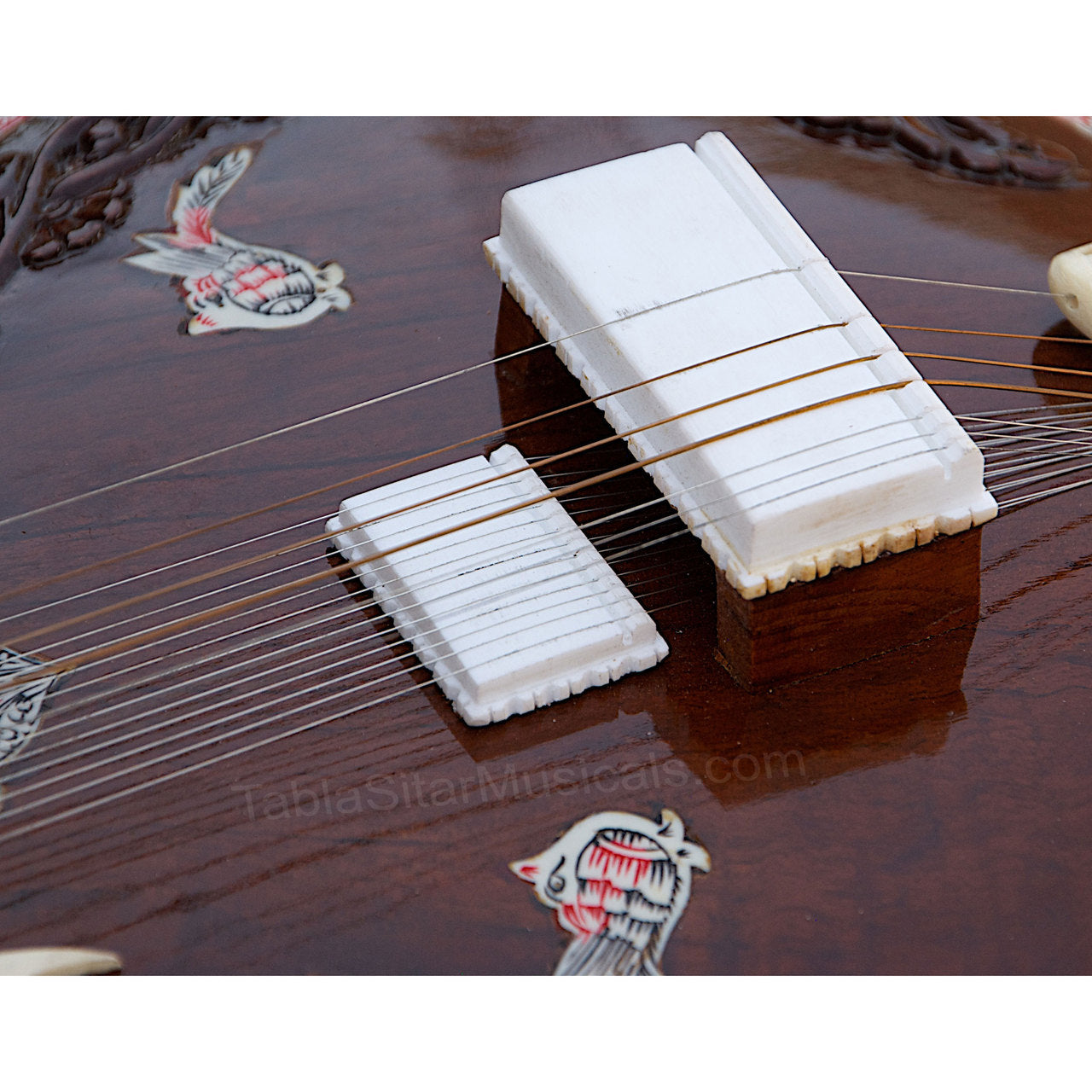 Maharaja Musicals Electric Sitar, Kharaj Pancham, Natural, Tun Wood