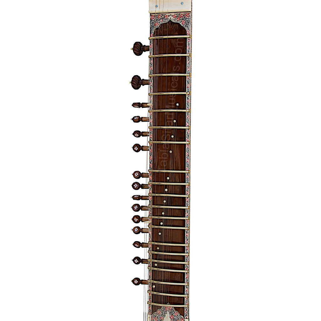 Maharaja Musicals Electric Sitar, Kharaj Pancham, Natural, Tun Wood