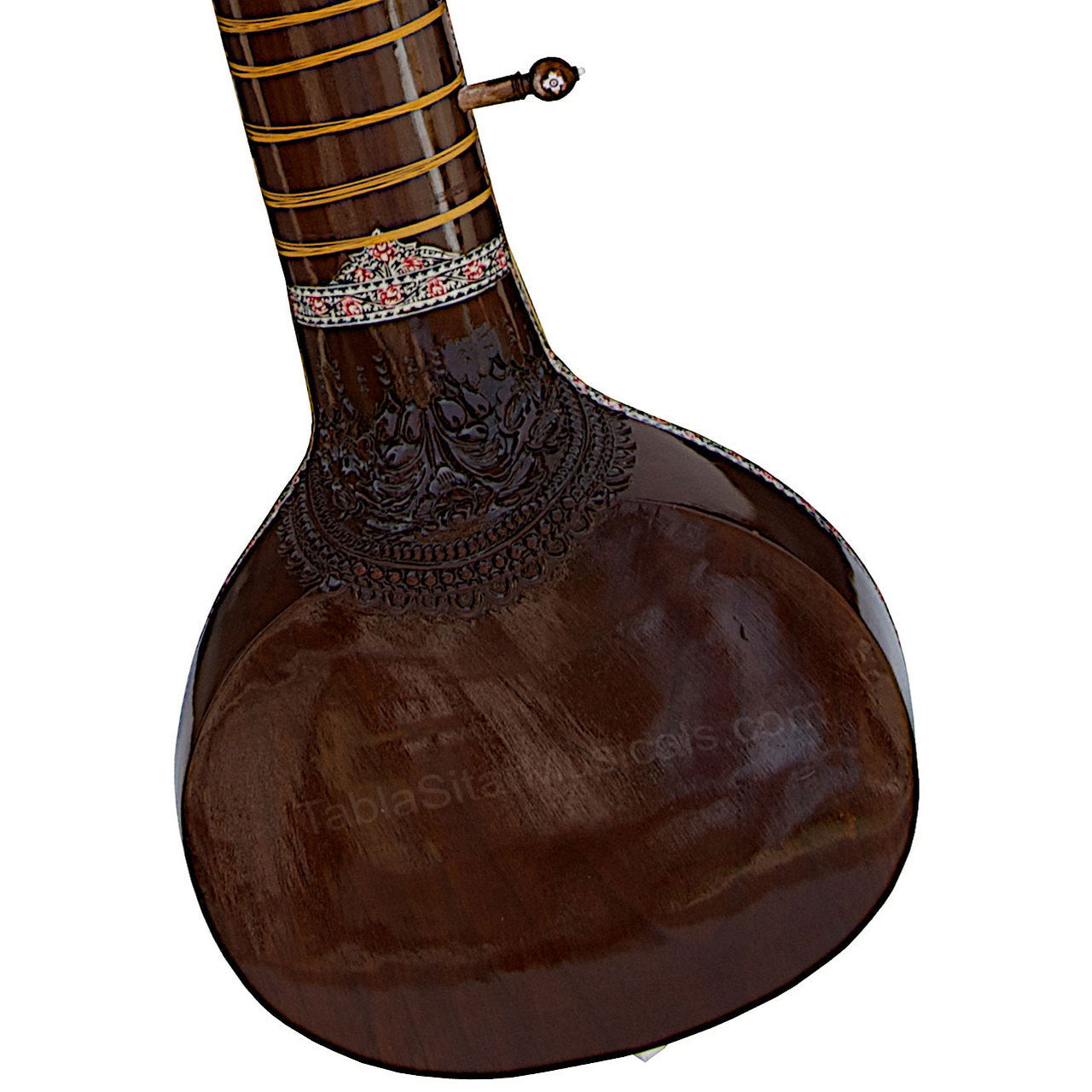 Maharaja Musicals Electric Sitar, Kharaj Pancham, Natural, Tun Wood
