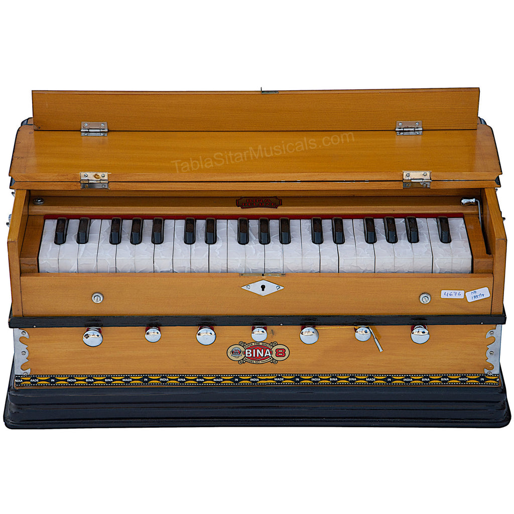 Bina No. 8 Harmonium, 2 Reeds, 3.25 Octave, 7 Stops (No. 406)