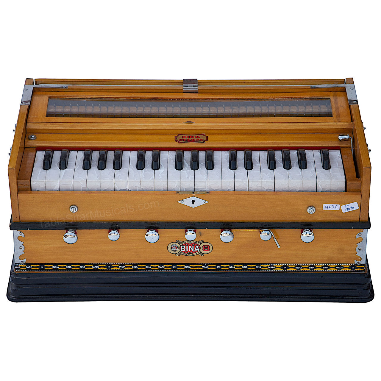 Bina No. 8 Harmonium, 2 Reeds, 3.25 Octave, 7 Stops (No. 406)
