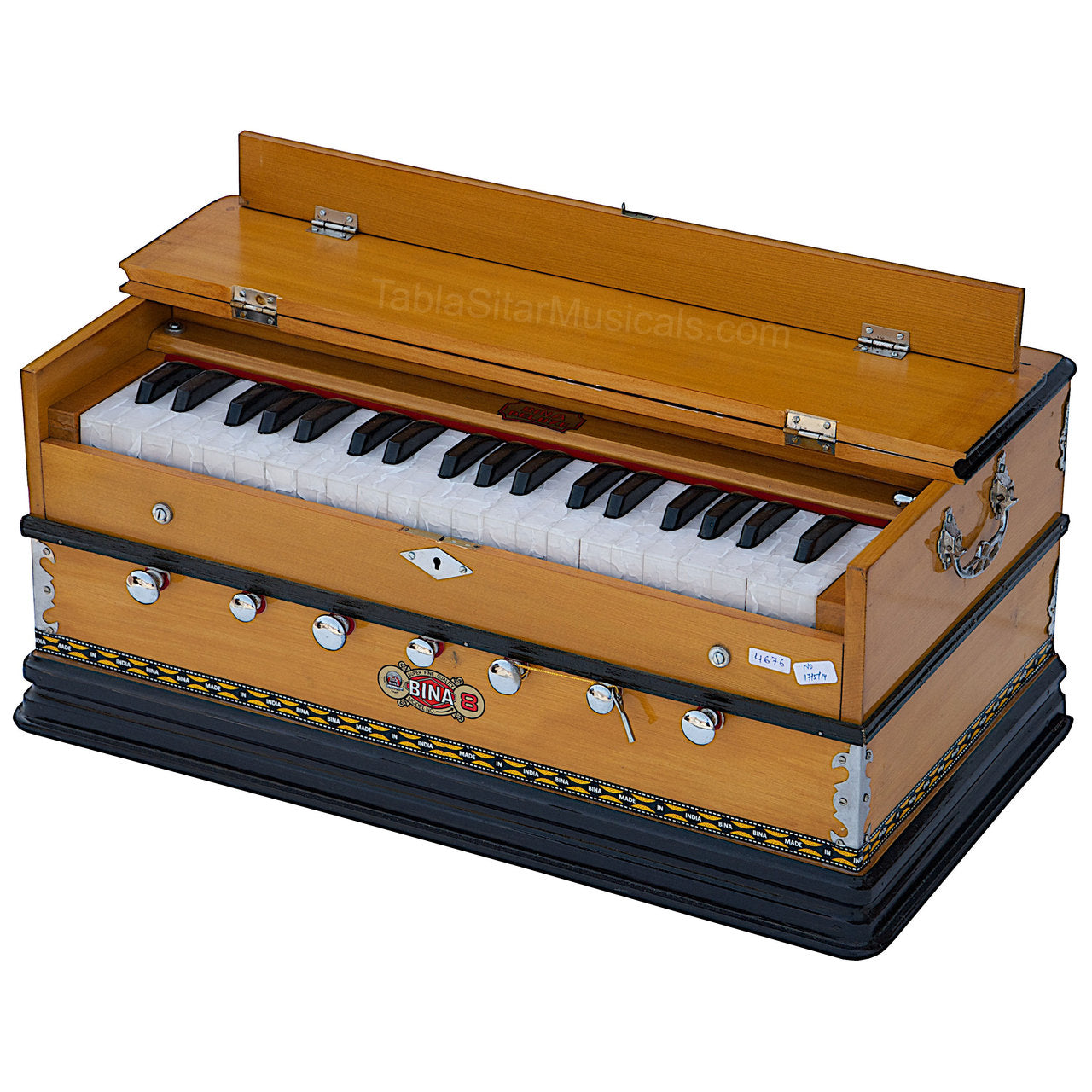 Bina No. 8 Harmonium, 2 Reeds, 3.25 Octave, 7 Stops (No. 406)