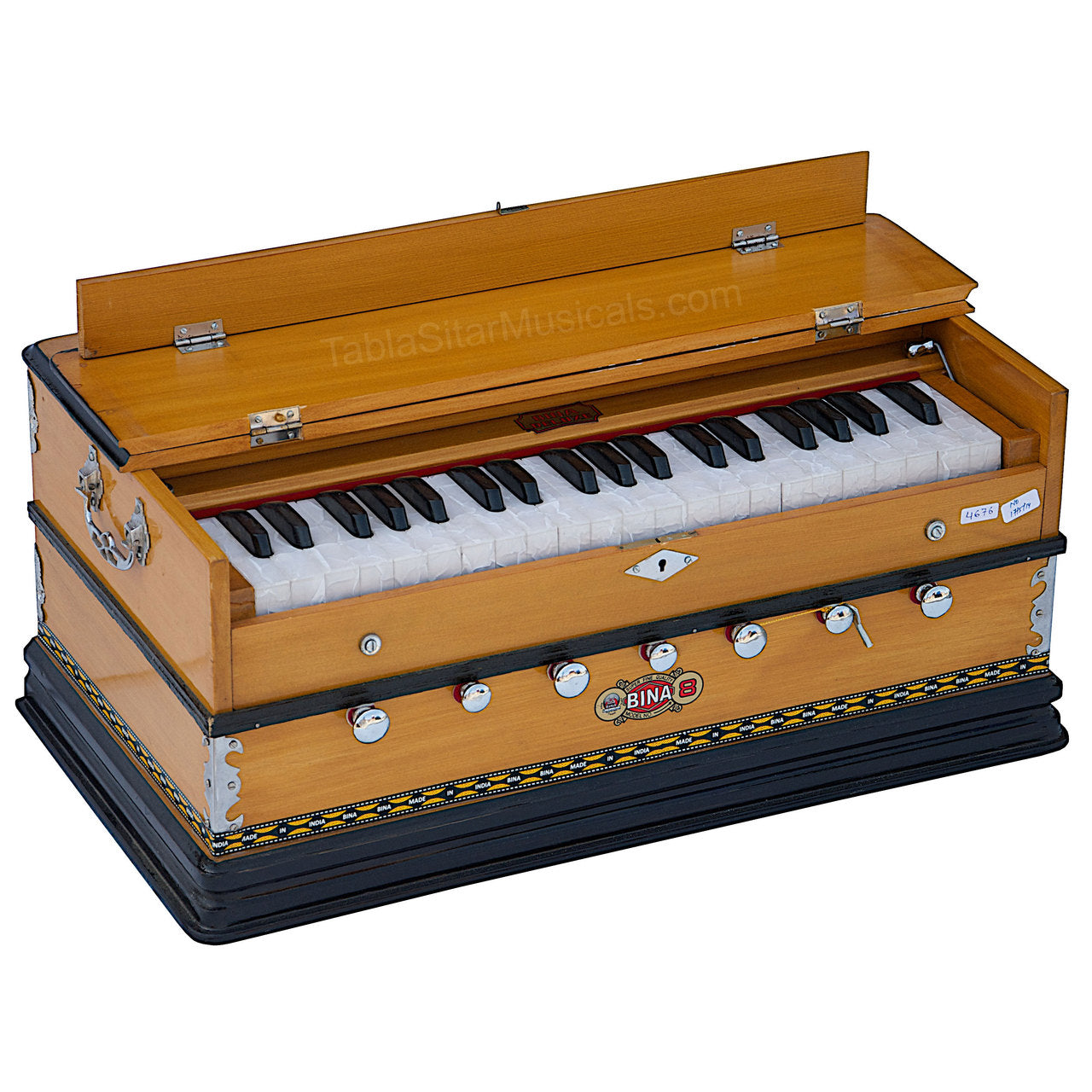 Bina No. 8 Harmonium, 2 Reeds, 3.25 Octave, 7 Stops (No. 406)