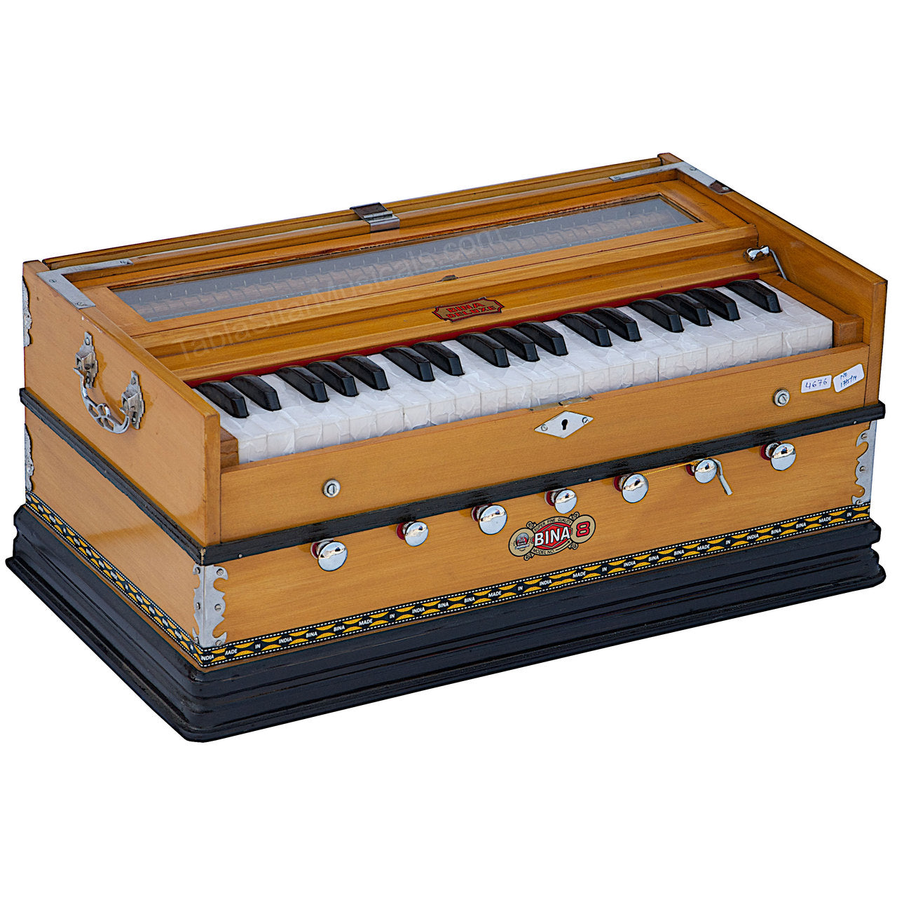 Bina No. 8 Harmonium, 2 Reeds, 3.25 Octave, 7 Stops (No. 406)
