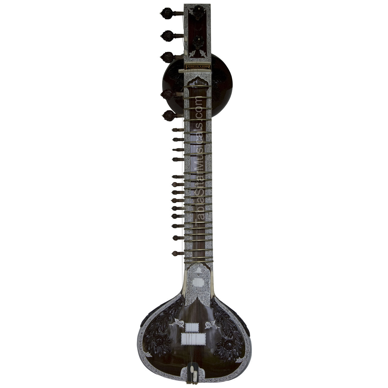 Kanai Lal Angur Patta Sitar, Ravi Shankar Style, Fiber Case