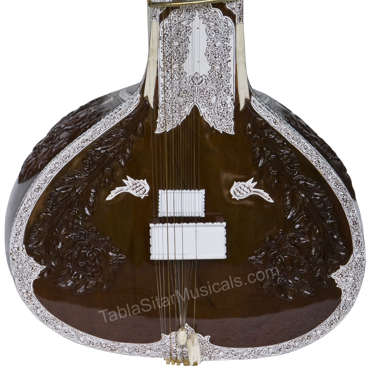Kanai Lal Student Model Sitar, Ravi Shankar Style, Fiber Case