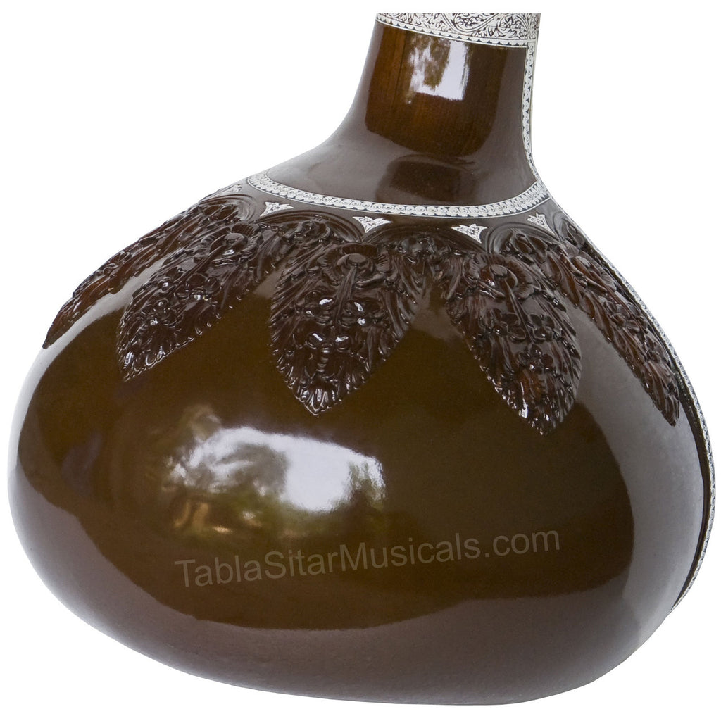 Kanai Lal Student Model Sitar, Ravi Shankar Style, Fiber Case