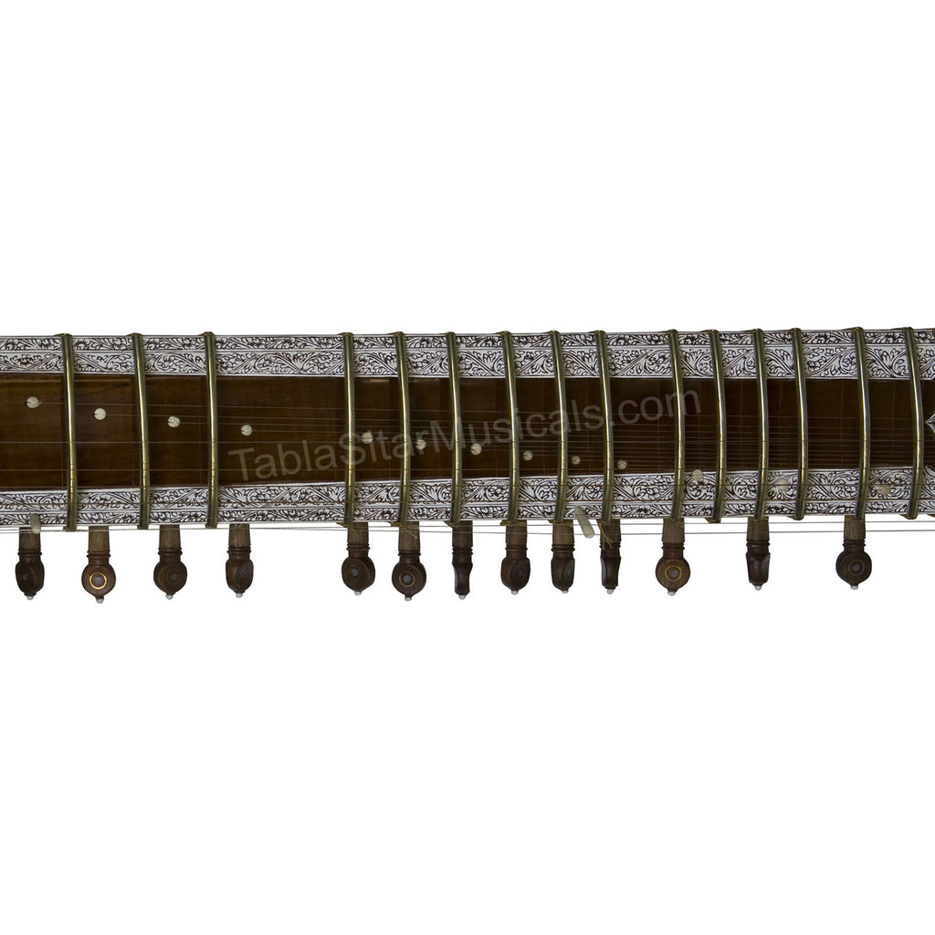 Kanai Lal Student Model Sitar, Ravi Shankar Style, Fiber Case
