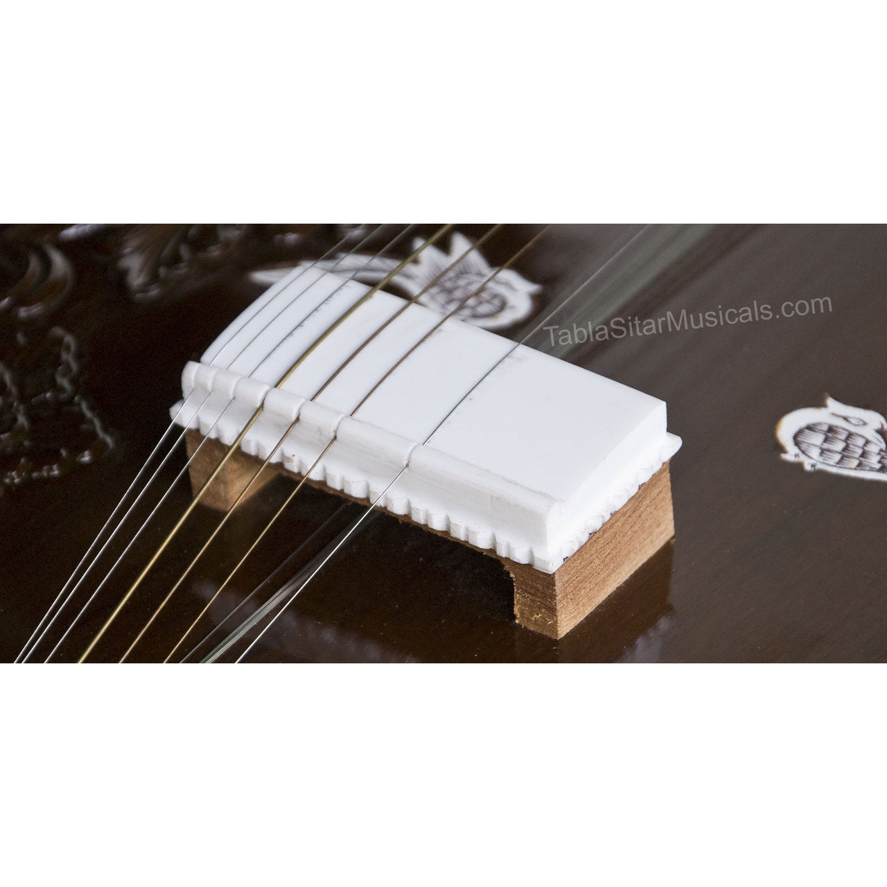 Kanai Lal Jawa Patta Sitar, Ravi Shankar Style, Fiber Case