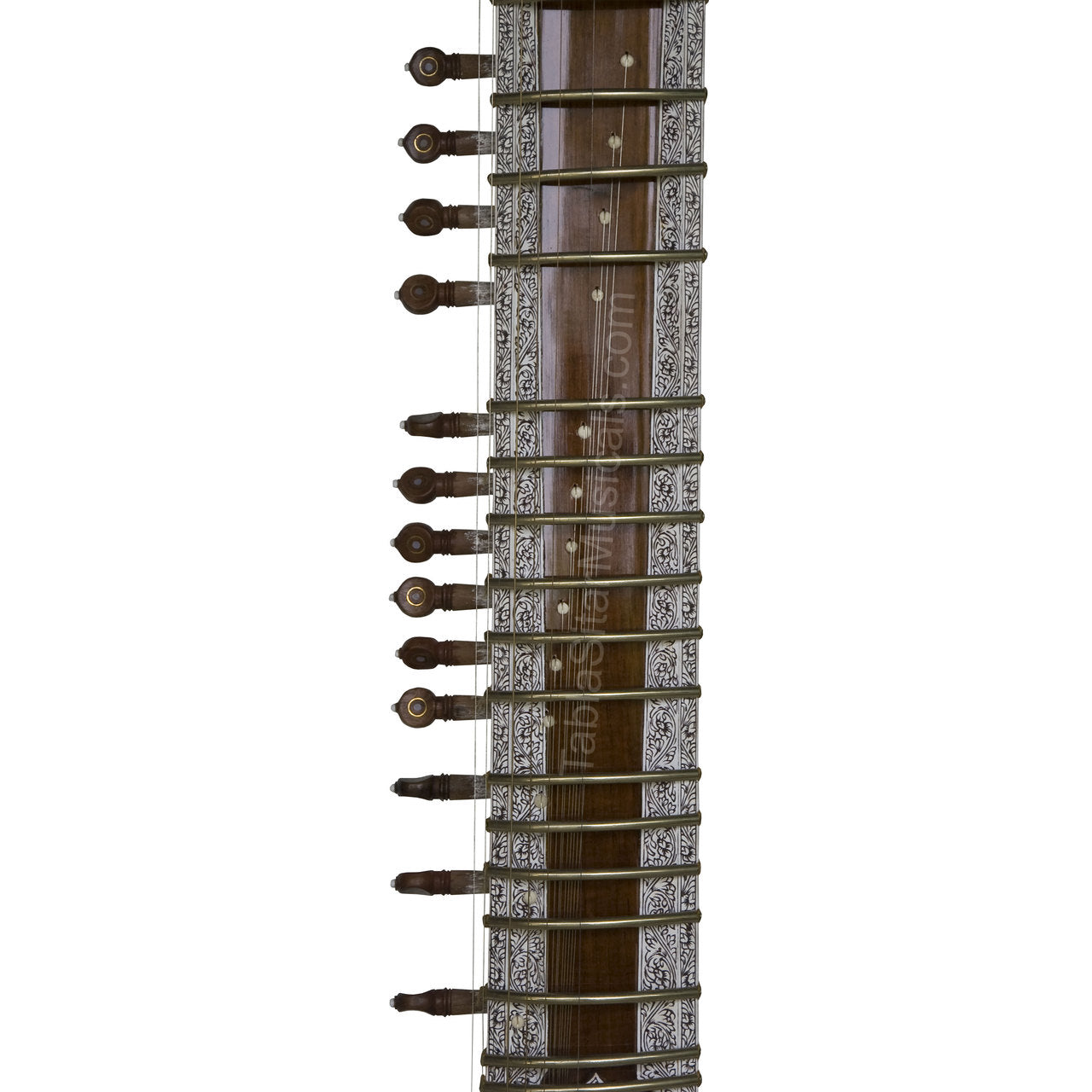 Kanai Lal Jawa Patta Sitar, Ravi Shankar Style, Fiber Case