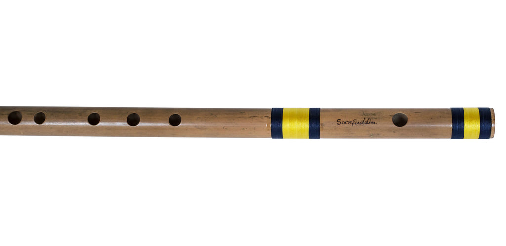 Sarfuddin Concert Bansuri Flute, Scale A Bass, 23.5", Bamboo