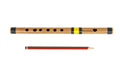 Sarfuddin Concert Bansuri Flute, Scale A Medium, 11", Bamboo