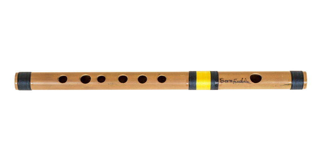 Sarfuddin Concert Bansuri Flute, Scale A Medium, 11", Bamboo