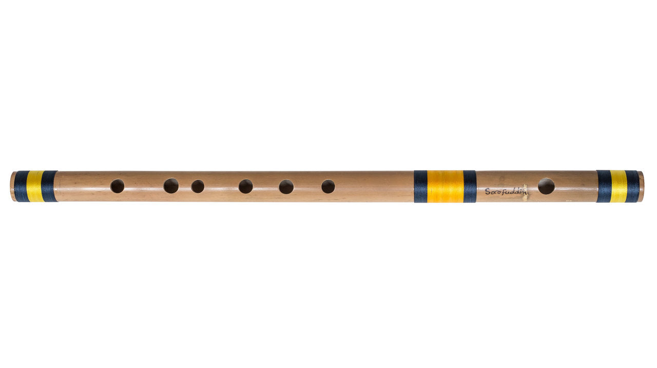 Sarfuddin Concert Bansuri Flute, Scale C Medium, 19", Bamboo