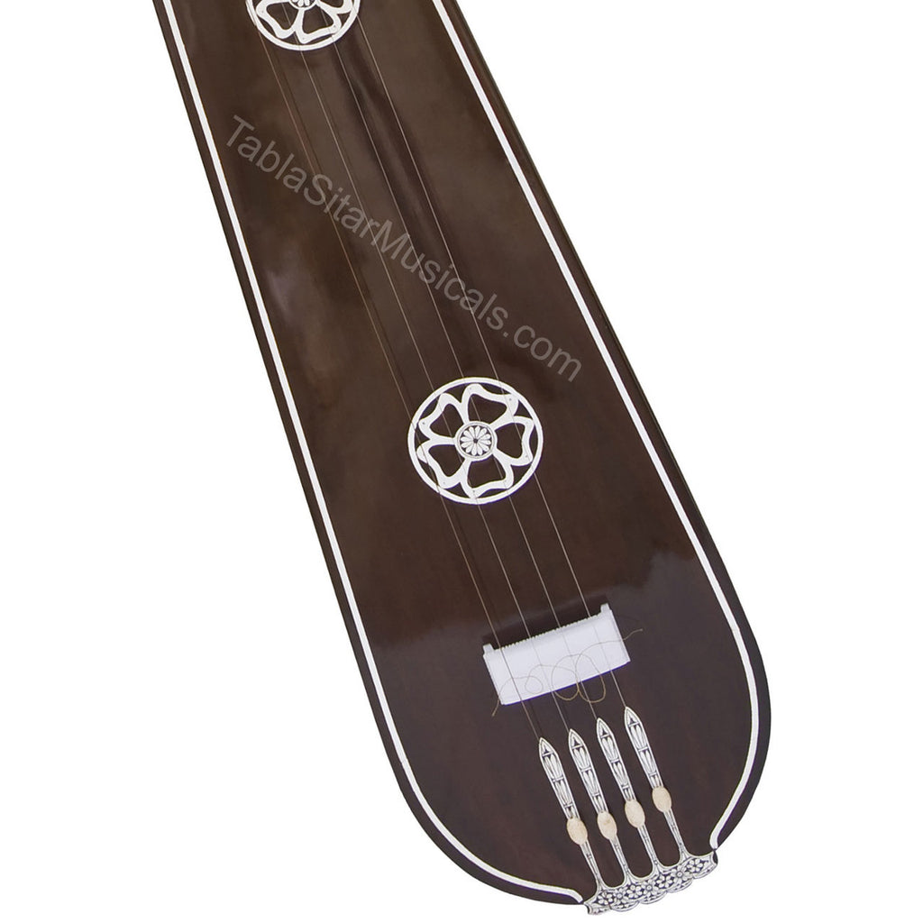 MKS Tear Drop Tanpura, Female, 4 Strings, 54", Fiber Case