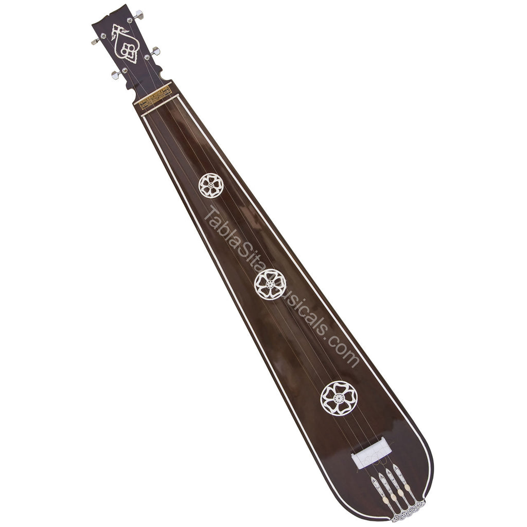 MKS Tear Drop Tanpura, Female, 4 Strings, 54", Fiber Case