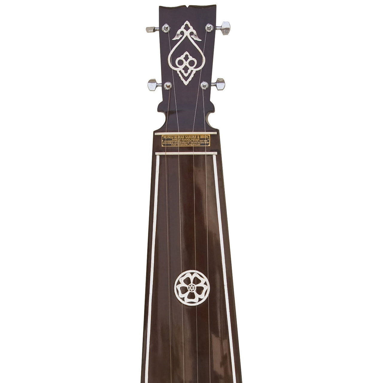MKS Tear Drop Tanpura, Female, 4 Strings, 54", Fiber Case