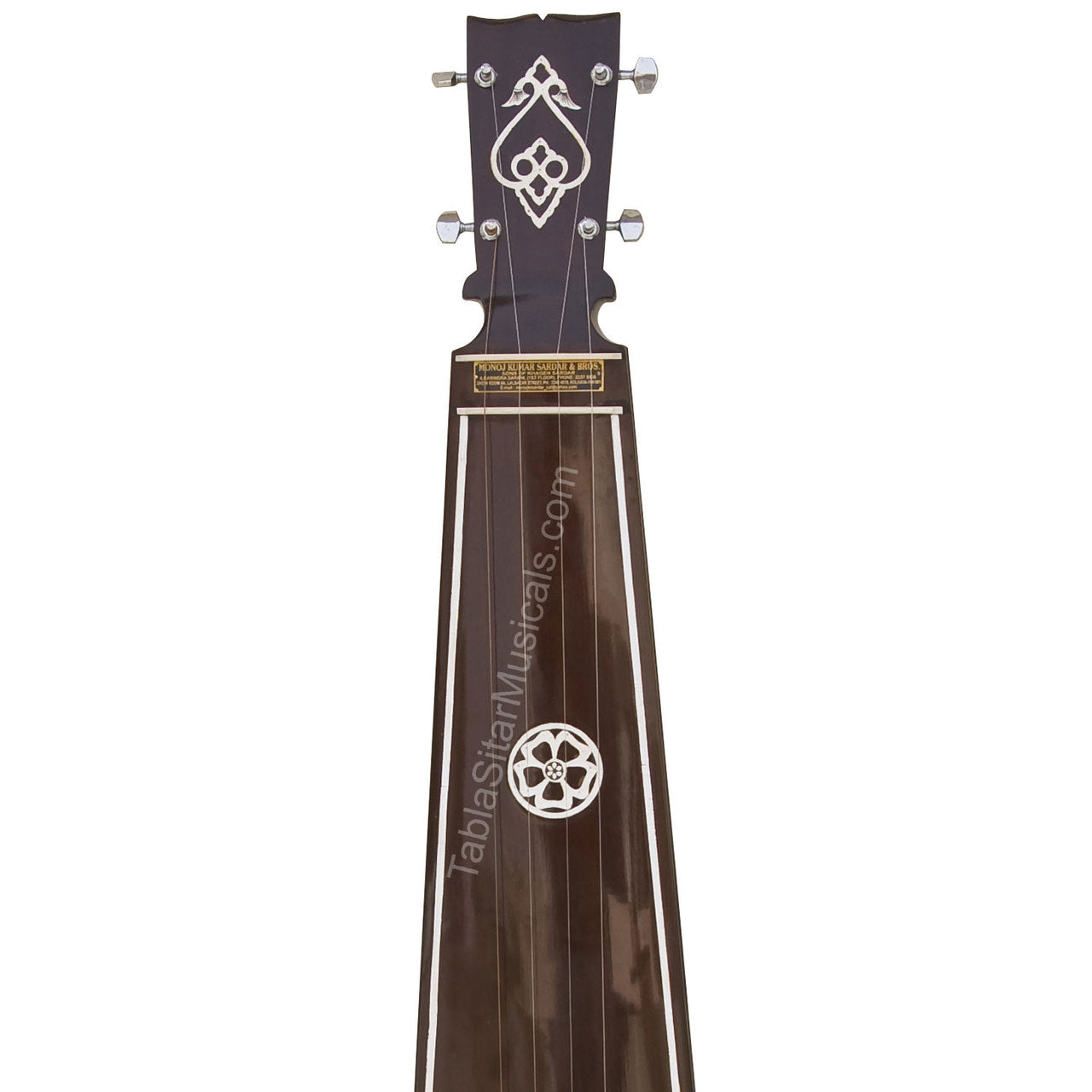 MKS Tear Drop Tanpura, Male, 4 Strings, 56", Fiber Case