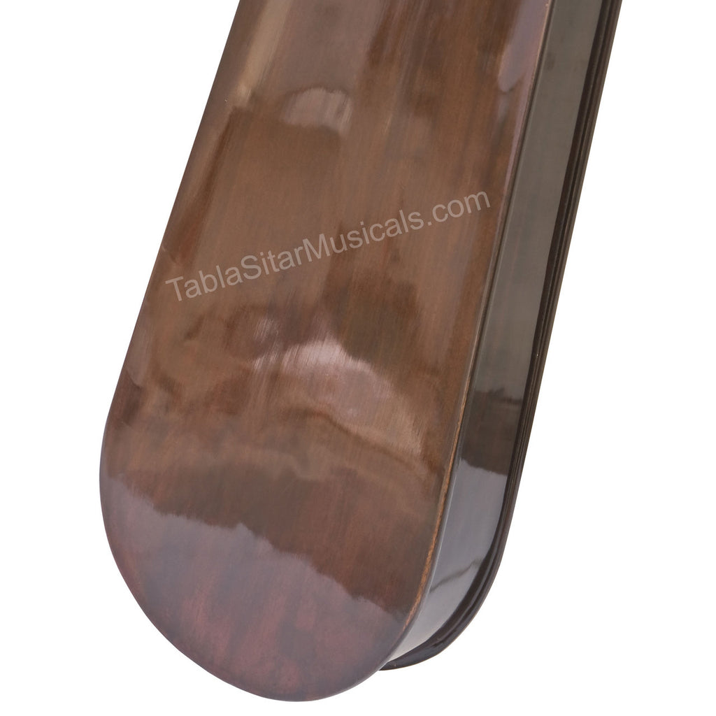 MKS Tear Drop Tanpura, Male, 4 Strings, 56", Fiber Case