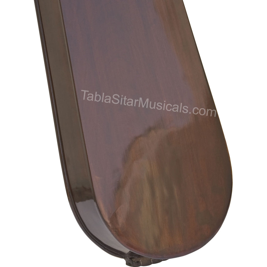MKS Tear Drop Tanpura, Male, 4 Strings, 56", Fiber Case