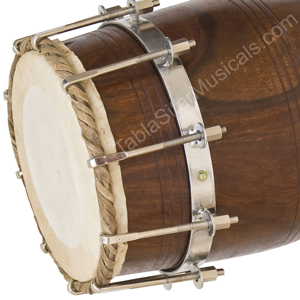 Vijay Vhatkar Dholak, Sheesham, Bolt-Tuned, Natural