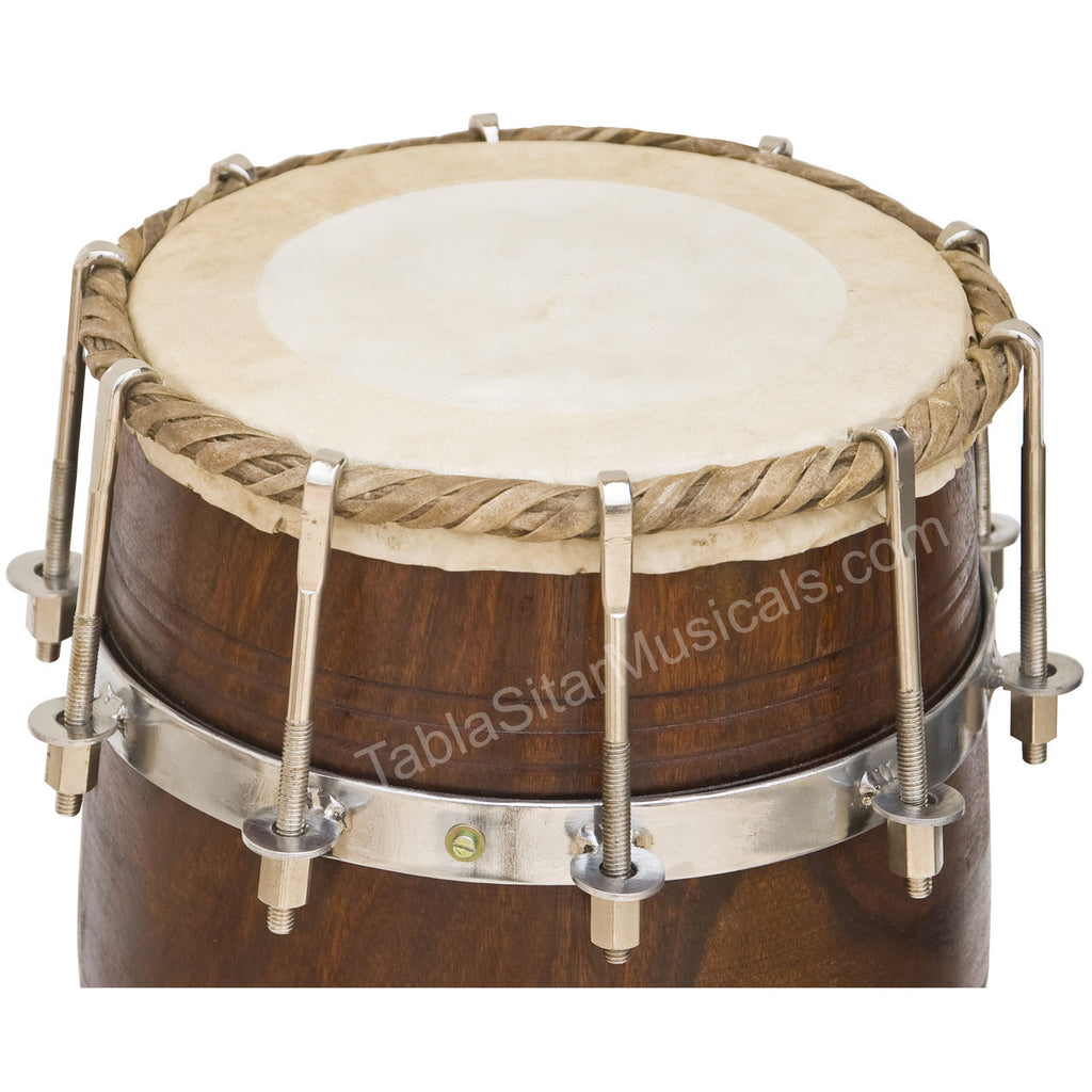 Vijay Vhatkar Dholak, Sheesham, Bolt-Tuned, Natural