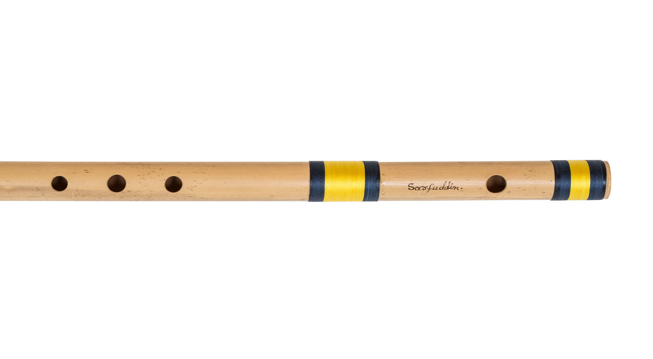 Sarfuddin Concert Bansuri Flute, Scale F# Bass, 26.5", Bamboo