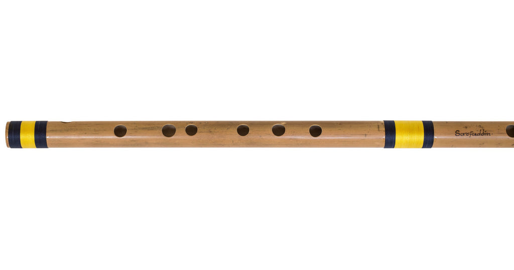 Sarfuddin Concert Bansuri Flute, Scale C Bass, 35", Bamboo