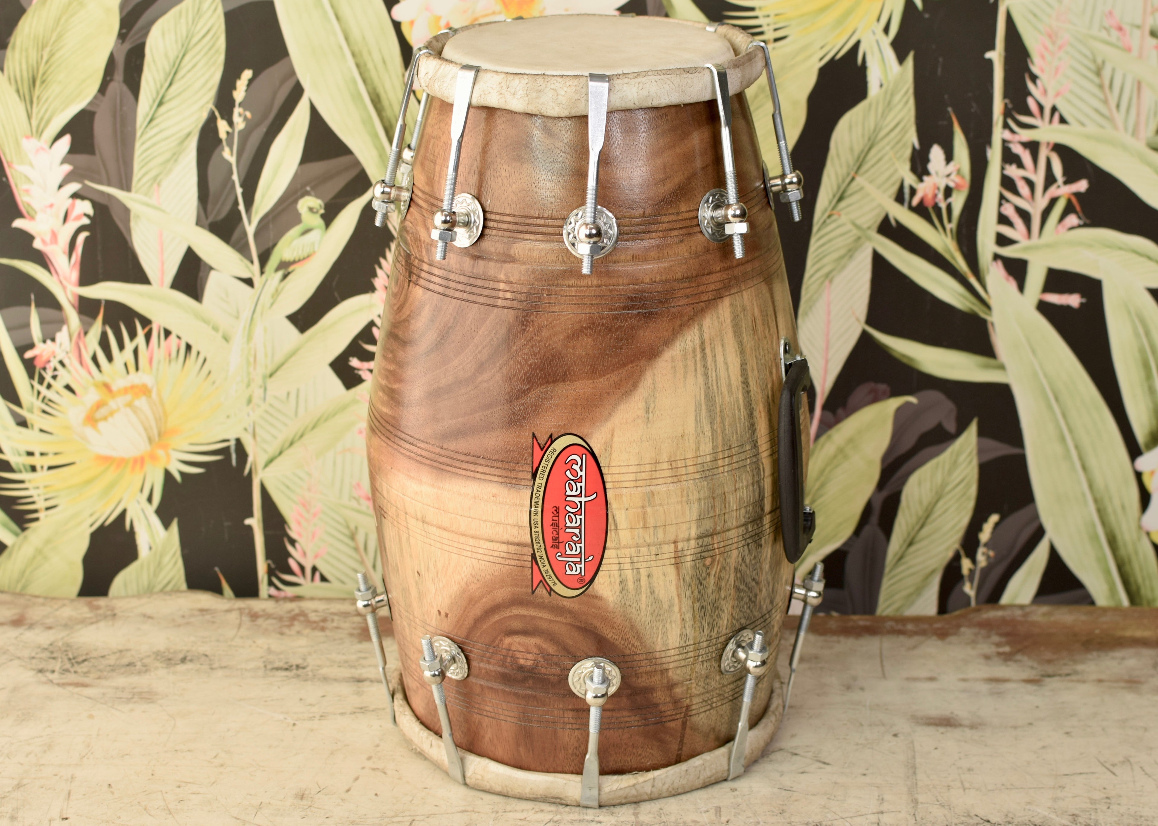 Maharaja Musicals Dholak, Sheesham, Bolt-Tuned