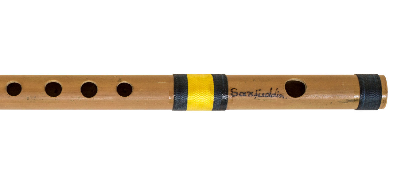 Sarfuddin Concert Bansuri Flute, Scale C# Small, 9", Bamboo