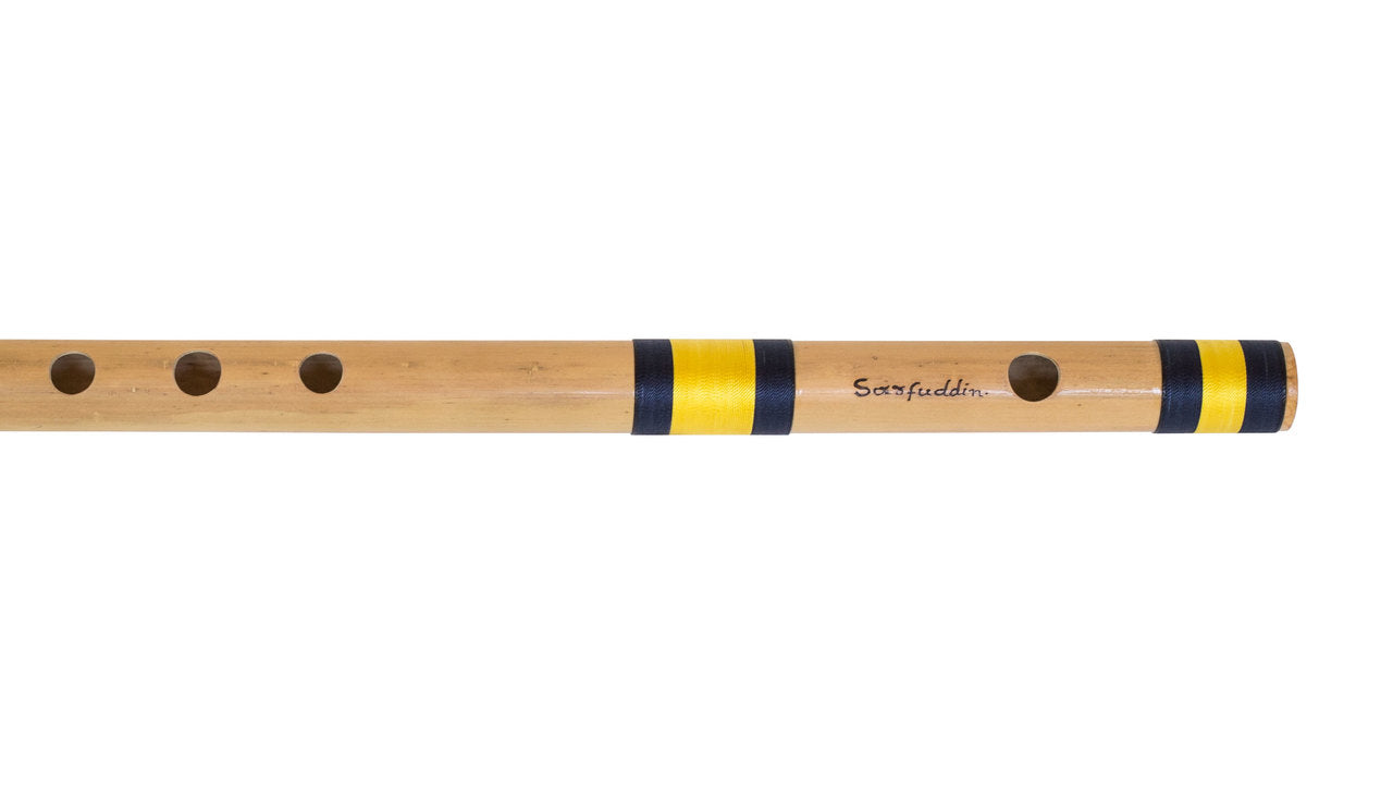 Sarfuddin Concert Bansuri Flute, Scale B Bass, 20", Bamboo