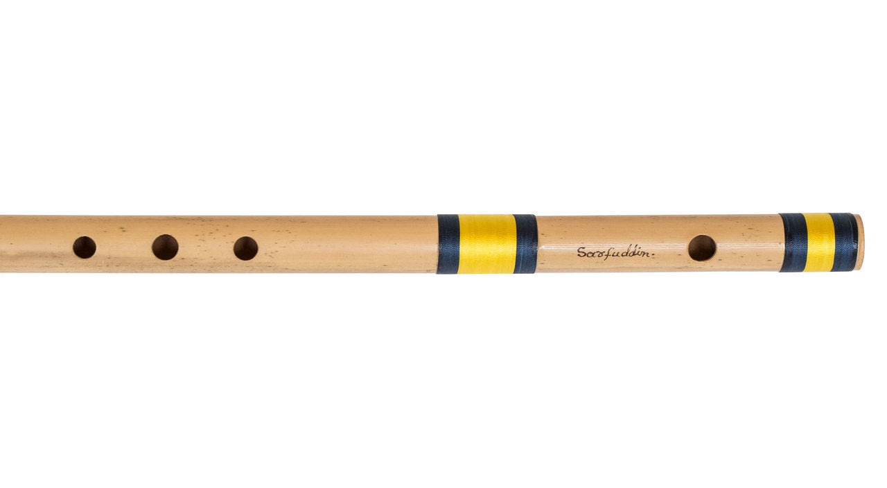 Sarfuddin Concert Bansuri Flute, Scale G# Bass, 24.5", Bamboo