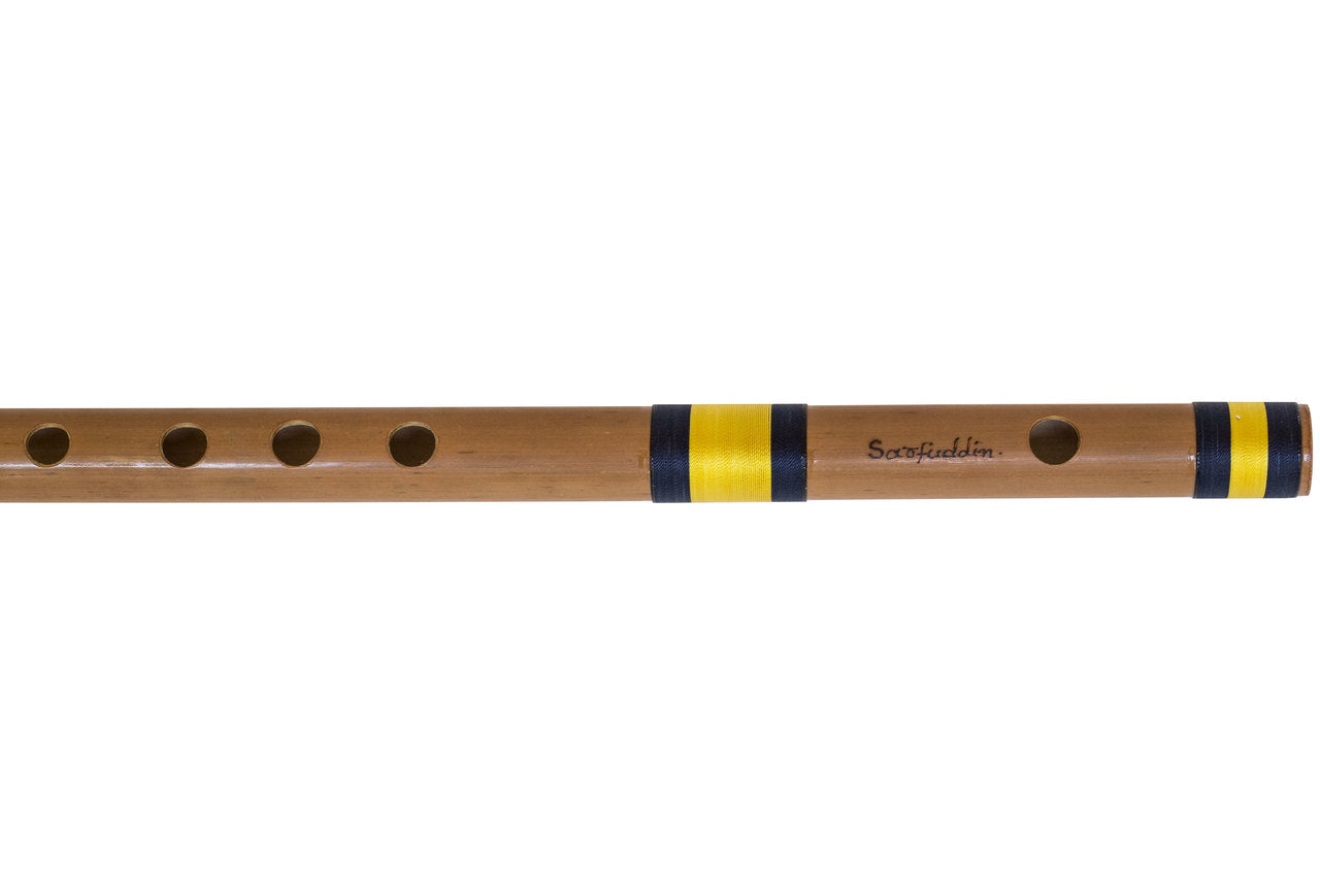 Sarfuddin Concert Bansuri Flute, Scale C# Medium, 18.6", Bamboo