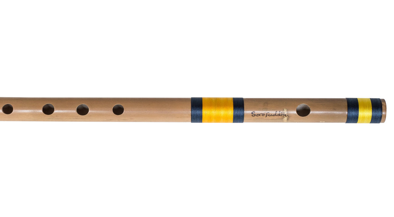Sarfuddin Concert Bansuri Flute, Scale E Bass, 29.5", Bamboo
