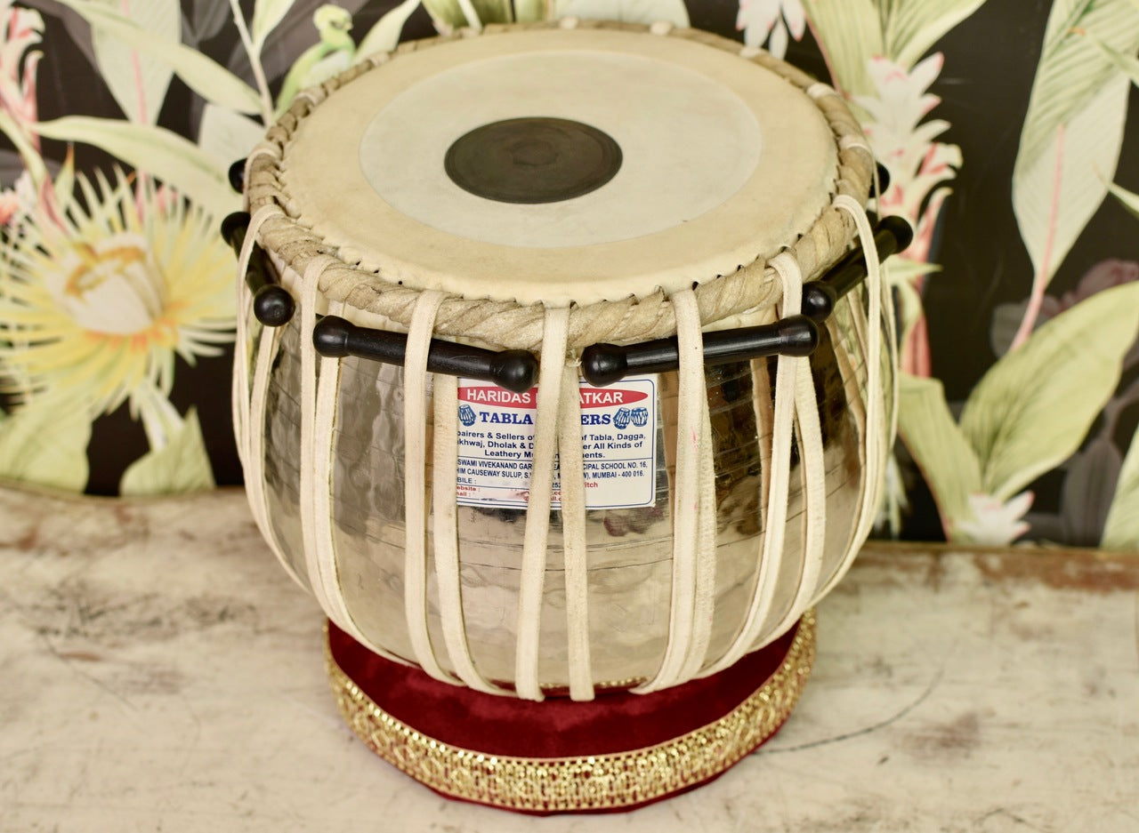 Haridas Vhatkar Tabla Set, 3.5 kg, Copper Bayan, Sheesham