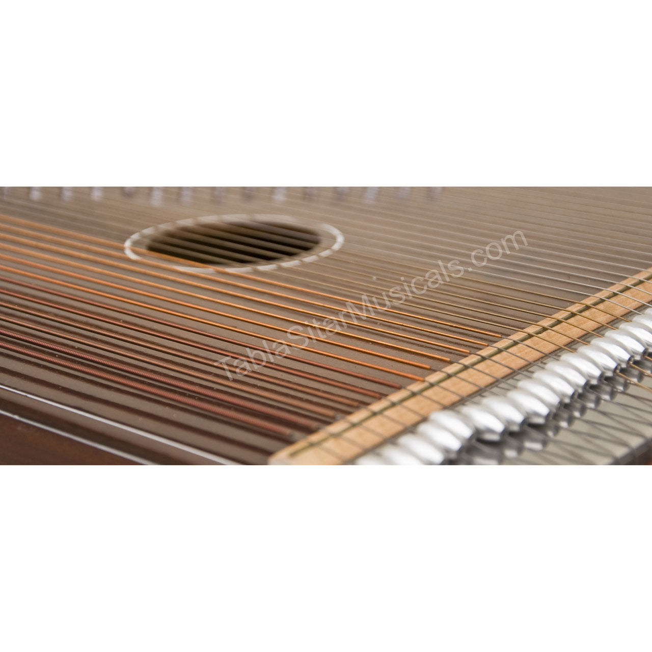 MKS Swarmandal, 36 Strings, 21", Natural