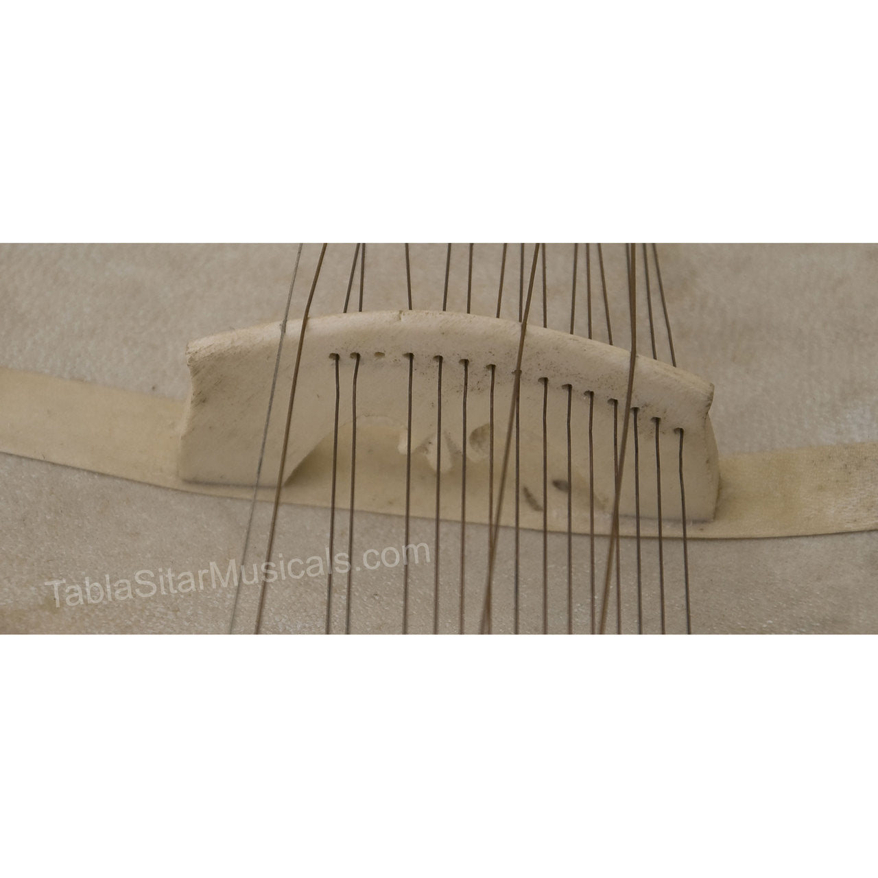 MKS Concert Esraj, Horsehair Bow, Fiber Case