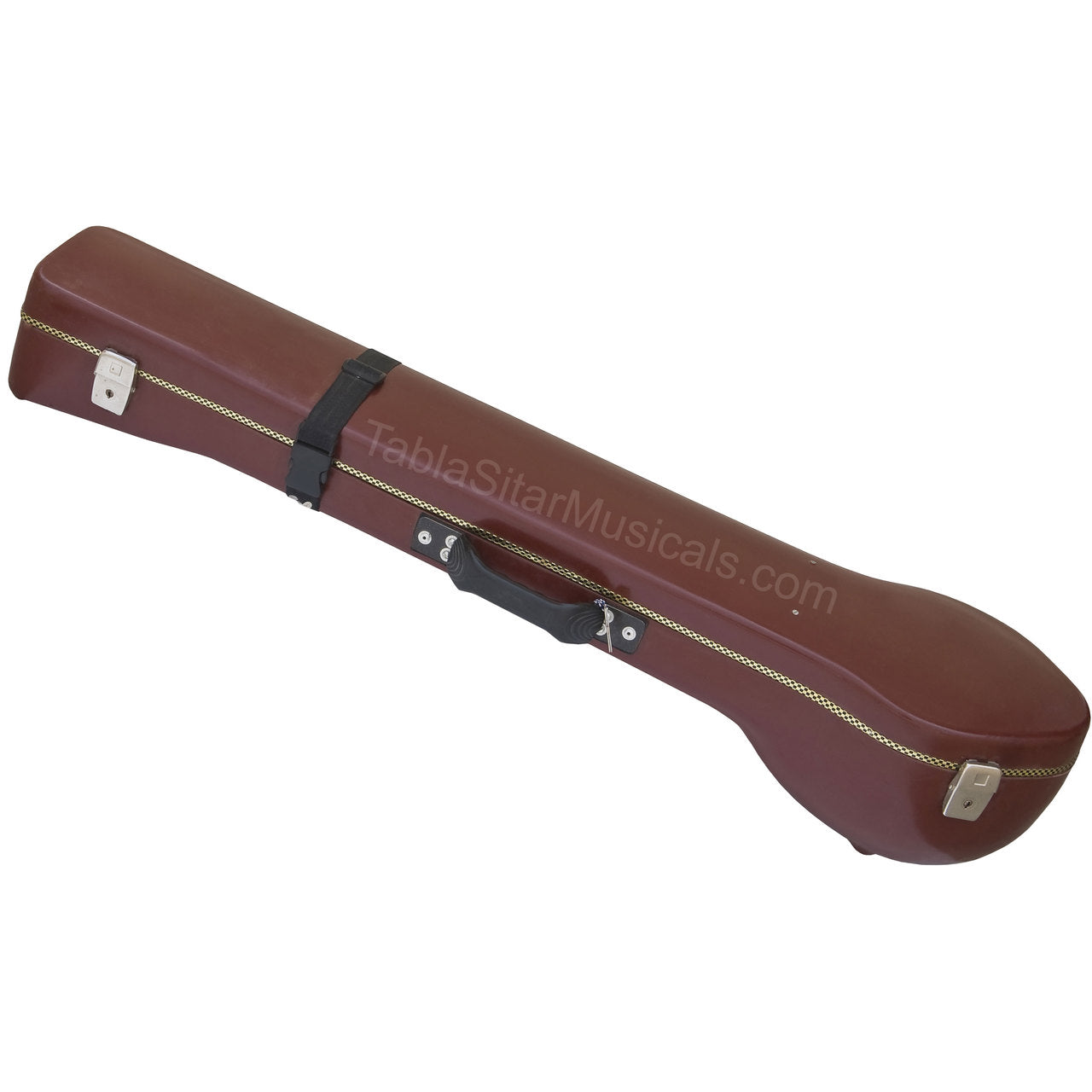 MKS Concert Esraj, Horsehair Bow, Fiber Case