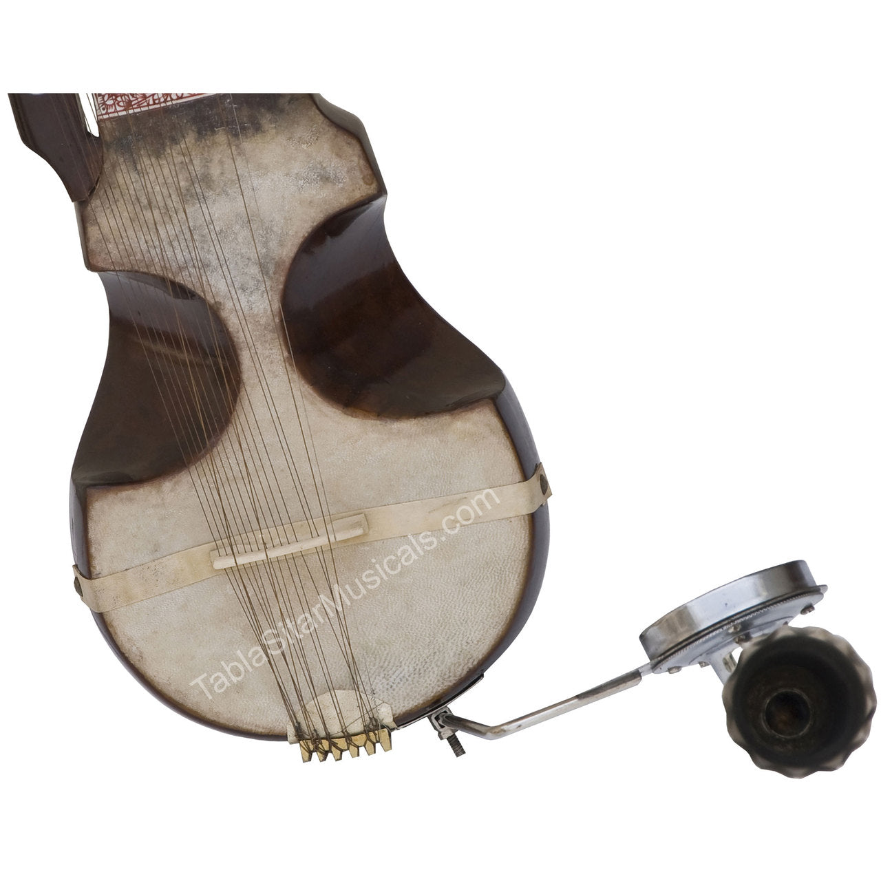 MKS Concert Esraj, Horsehair Bow, Fiber Case