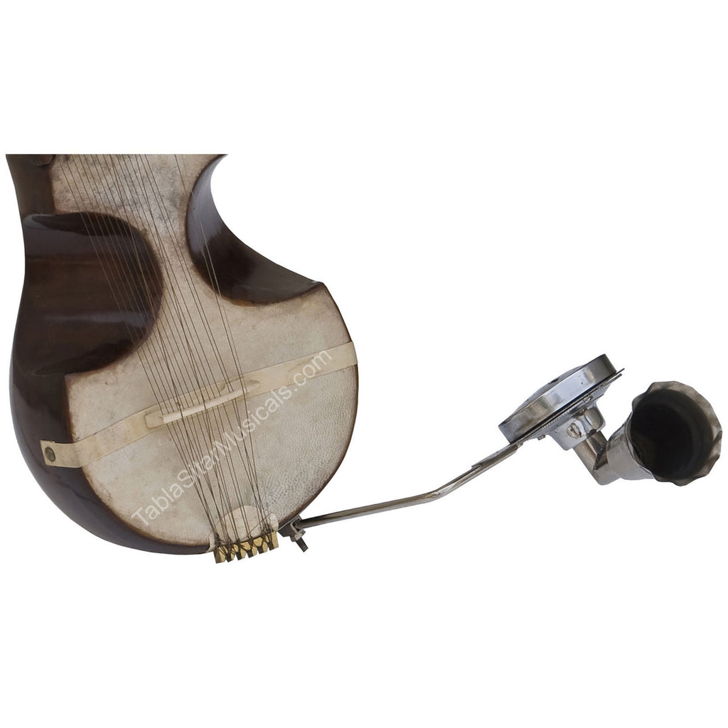 MKS Concert Esraj, Horsehair Bow, Fiber Case