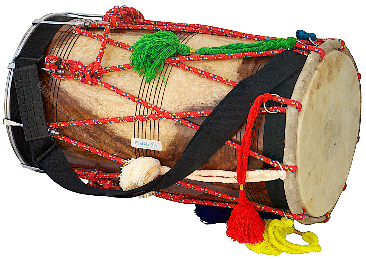 Maharaja Musicals Bhangra Dhol, Natural (No. 141)