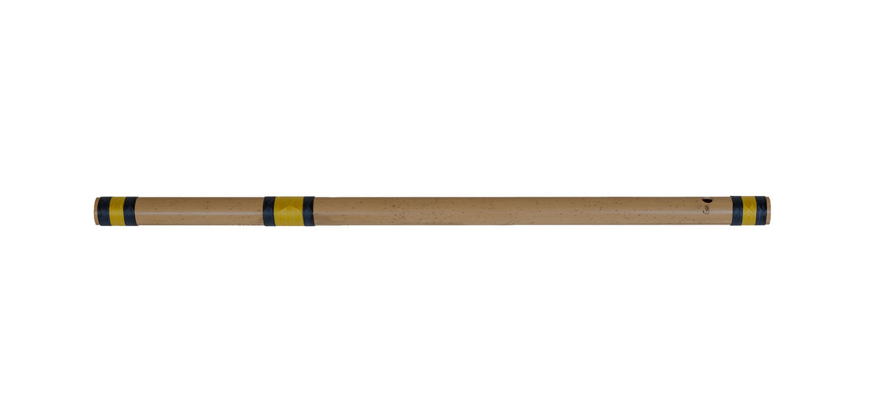 Sarfuddin Concert Bansuri Flute, Scale G# Medium, 13.2", Bamboo